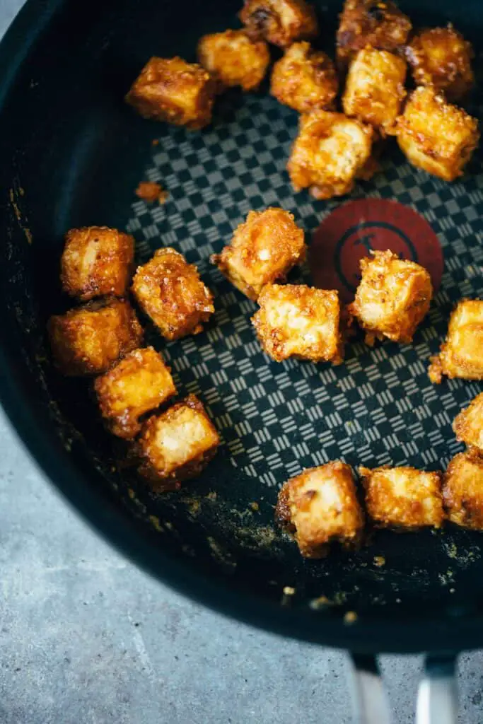 Crispy tofu (asian style)