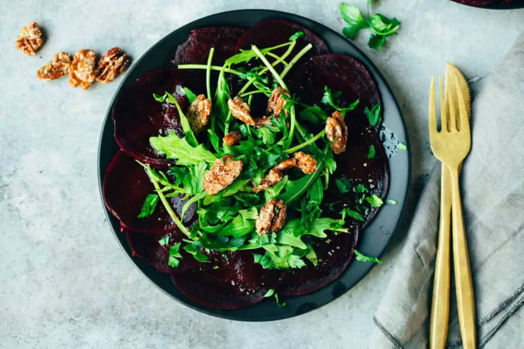 Beet carpaccio