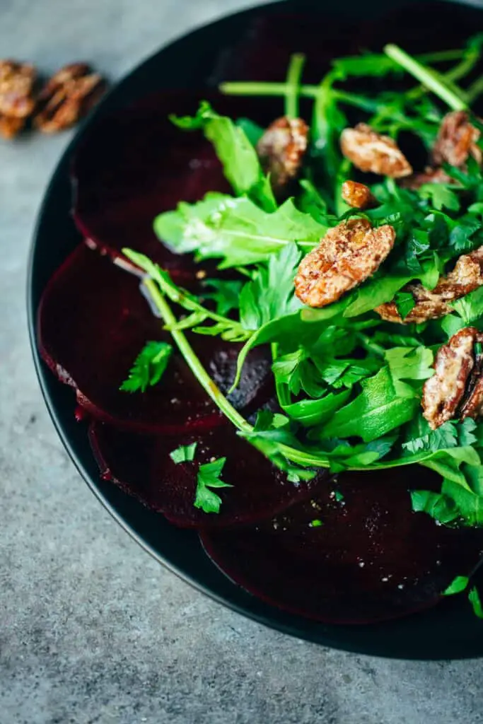 Beet carpaccio