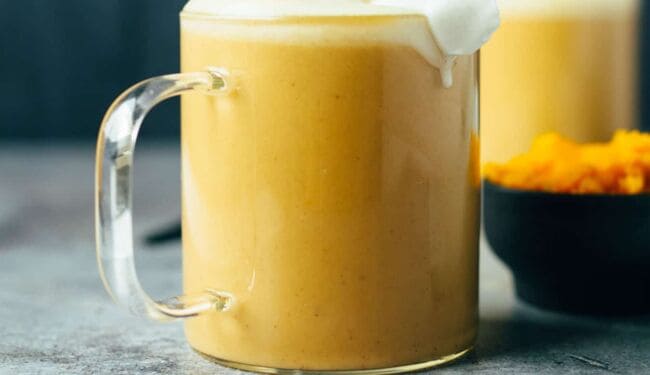 vegane Pumpkin Spice Latte (4 Zutaten)