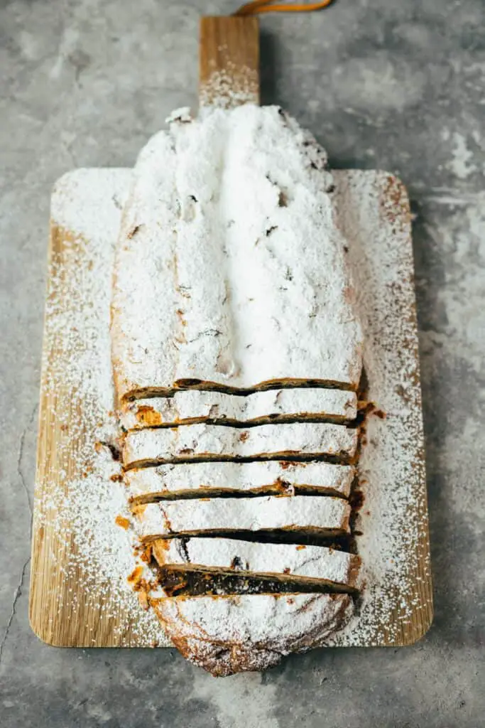 veganer Marzipan Stollen