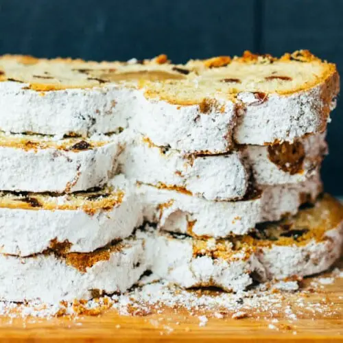 veganer Marzipan Stollen