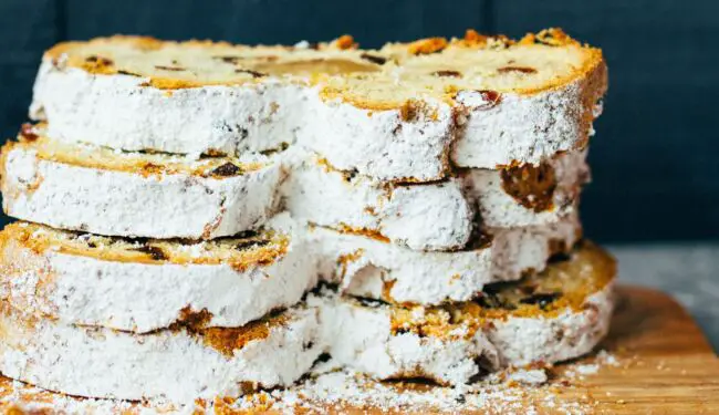 veganer Marzipan Stollen