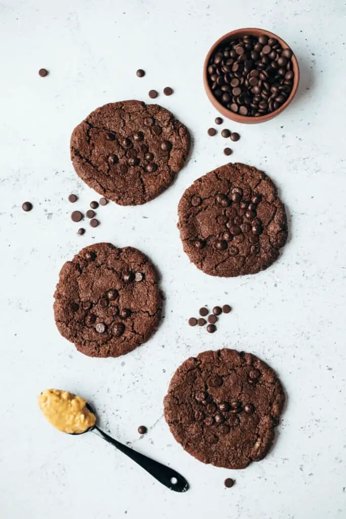 Double Chocolate Cookies (ölfrei)