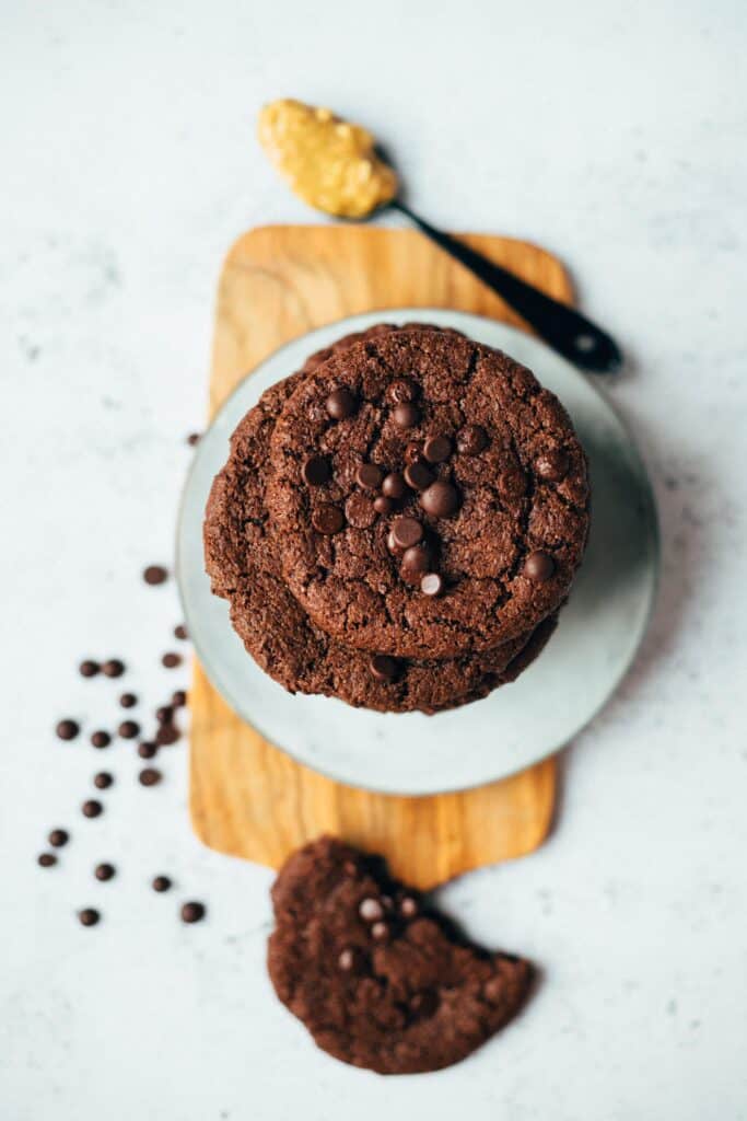 Double Chocolate Cookies (oil free)