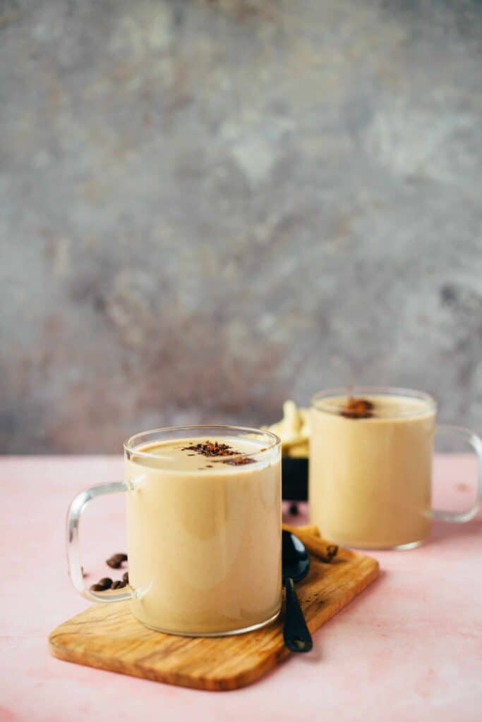 Caramel latte with CBD