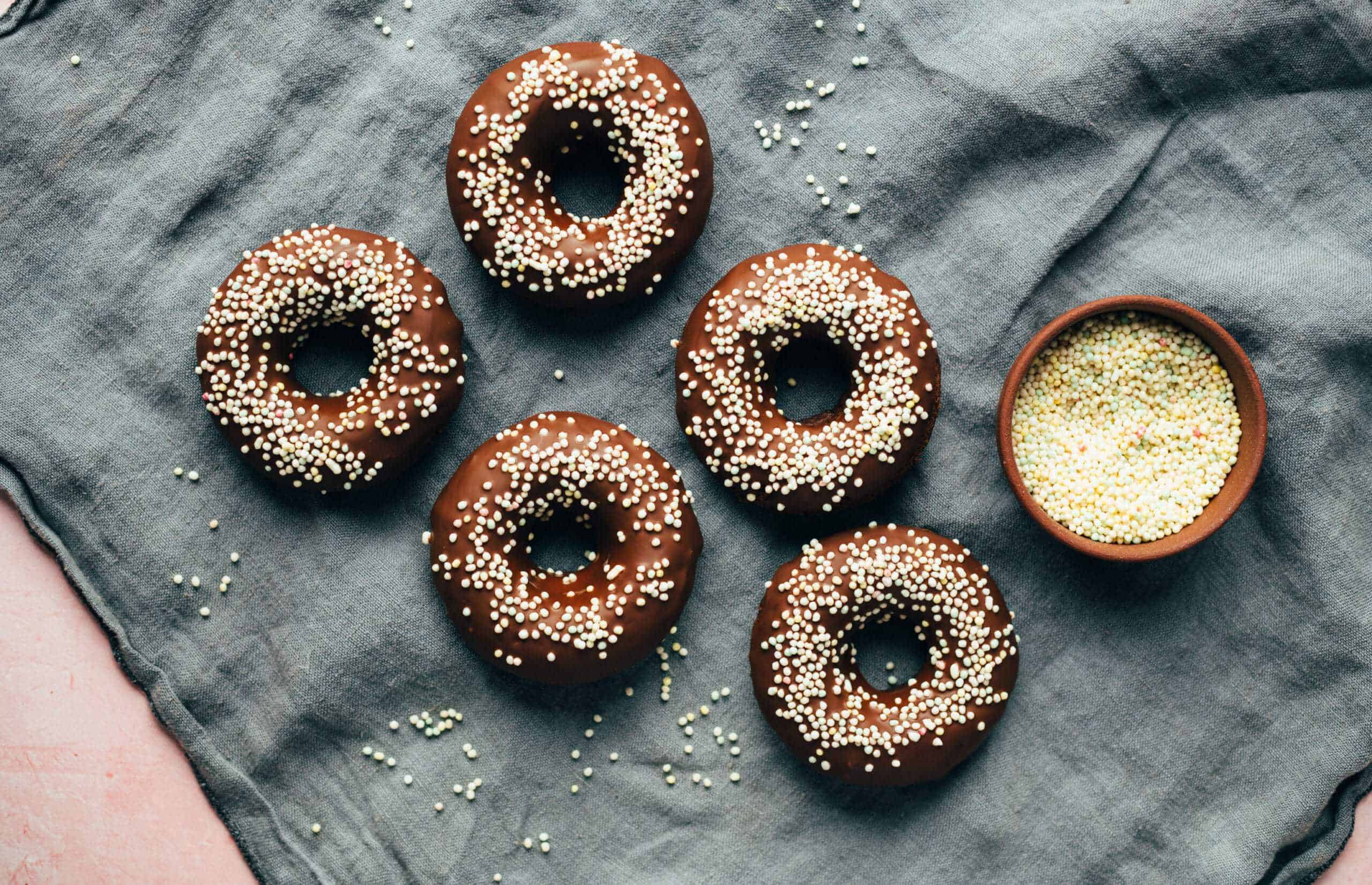 Vegane Schoko Donuts