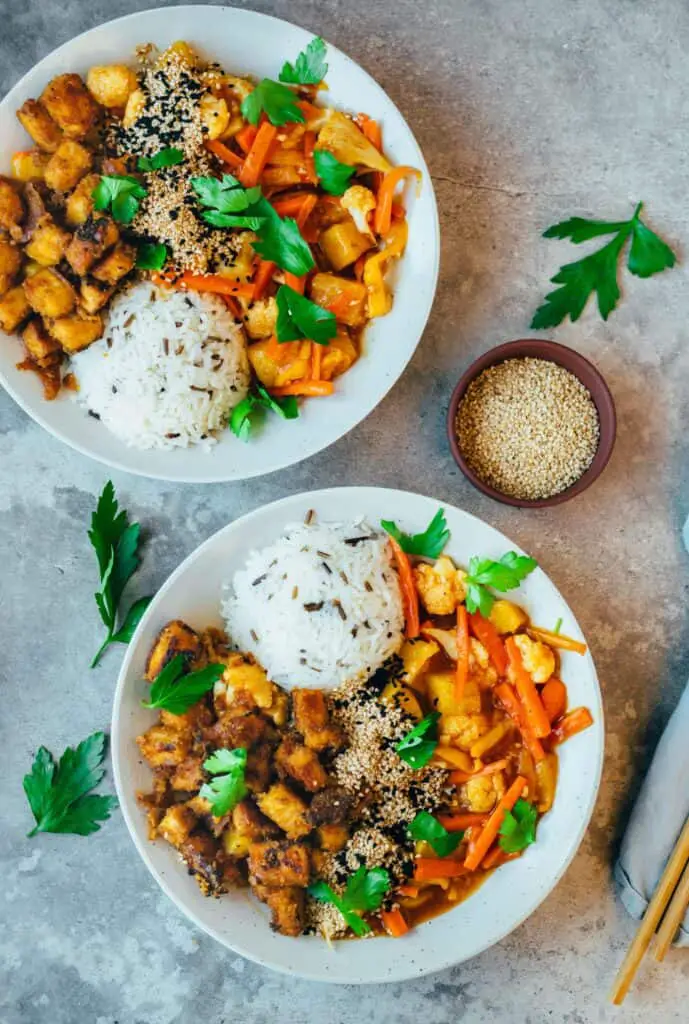 Vegetables sweet & sour