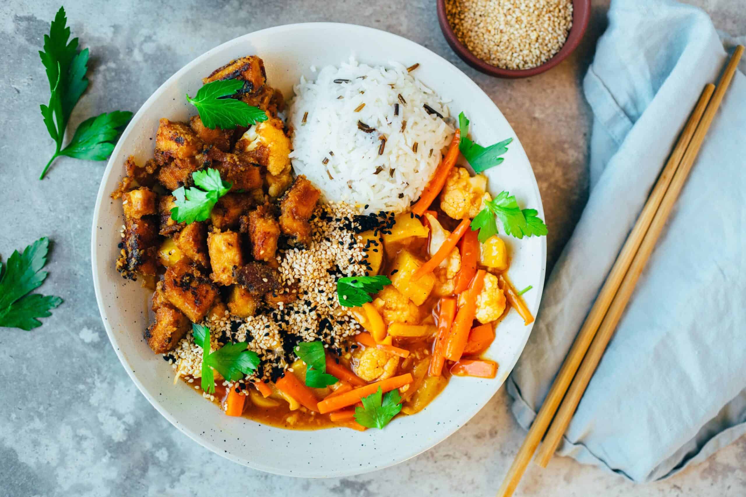 Gemüse süß &amp; sauer (vegan &amp; glutenfrei) — VEGANE VIBES
