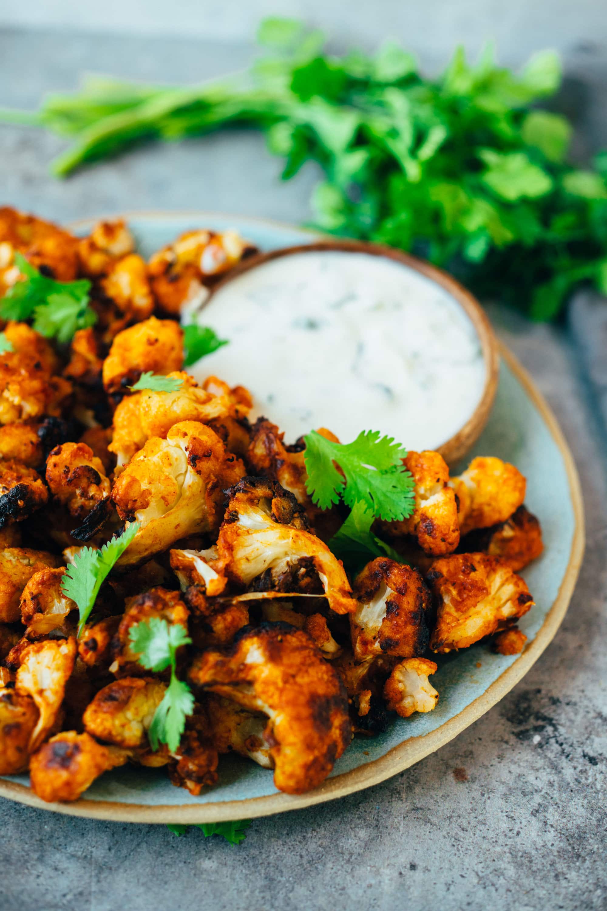 Spicy Blumenkohl Wings vegan — VEGANE VIBES