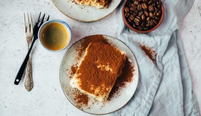 Einfaches veganes Tiramisu Rezept