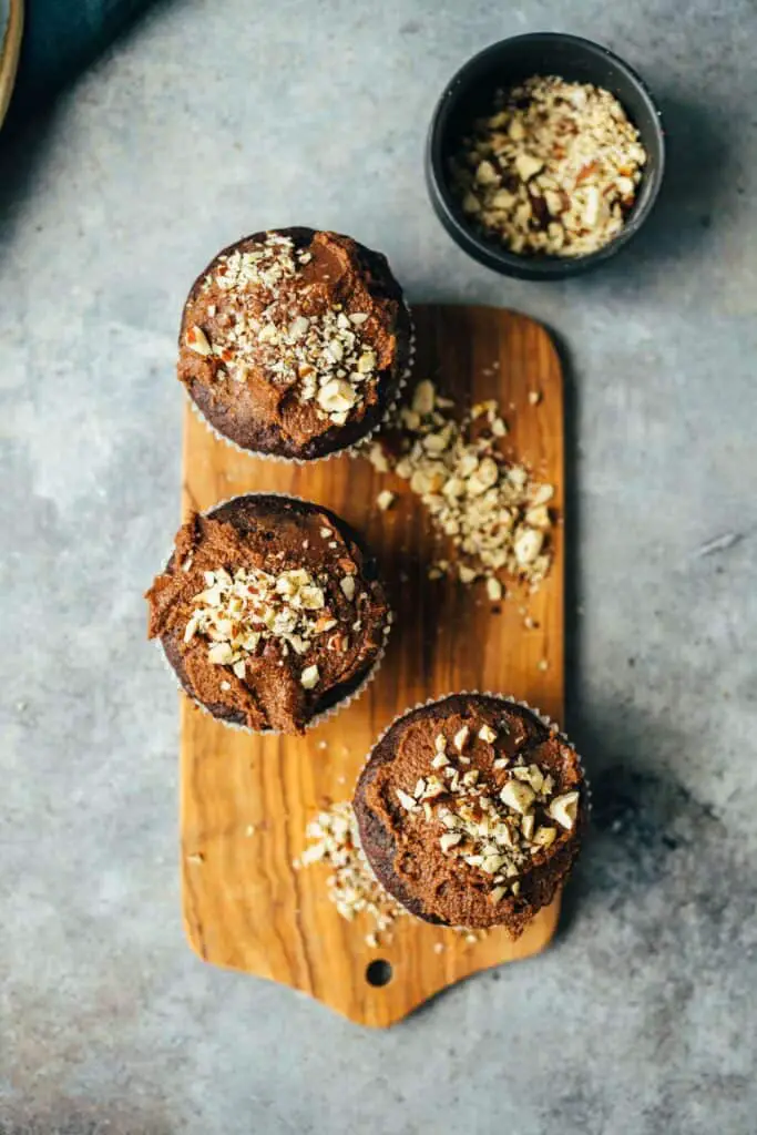Nutella cupcakes (vegan)