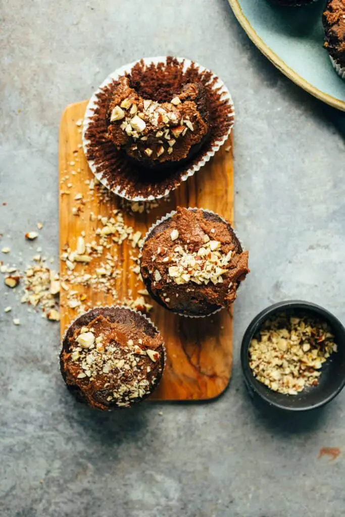 Nutella Cupcakes (vegan)