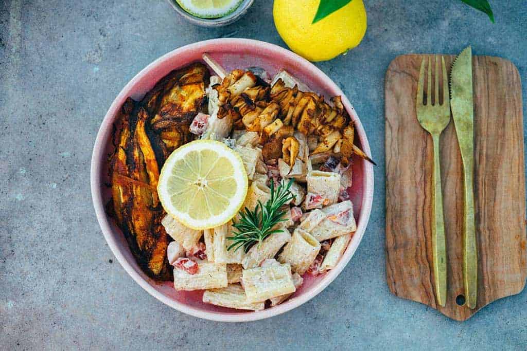 Auberginen Filets vom Grill (vegan, gf)