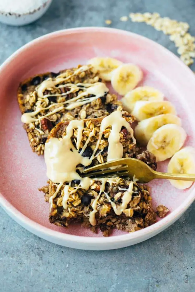 Baked oatmeal "Chocolate banana