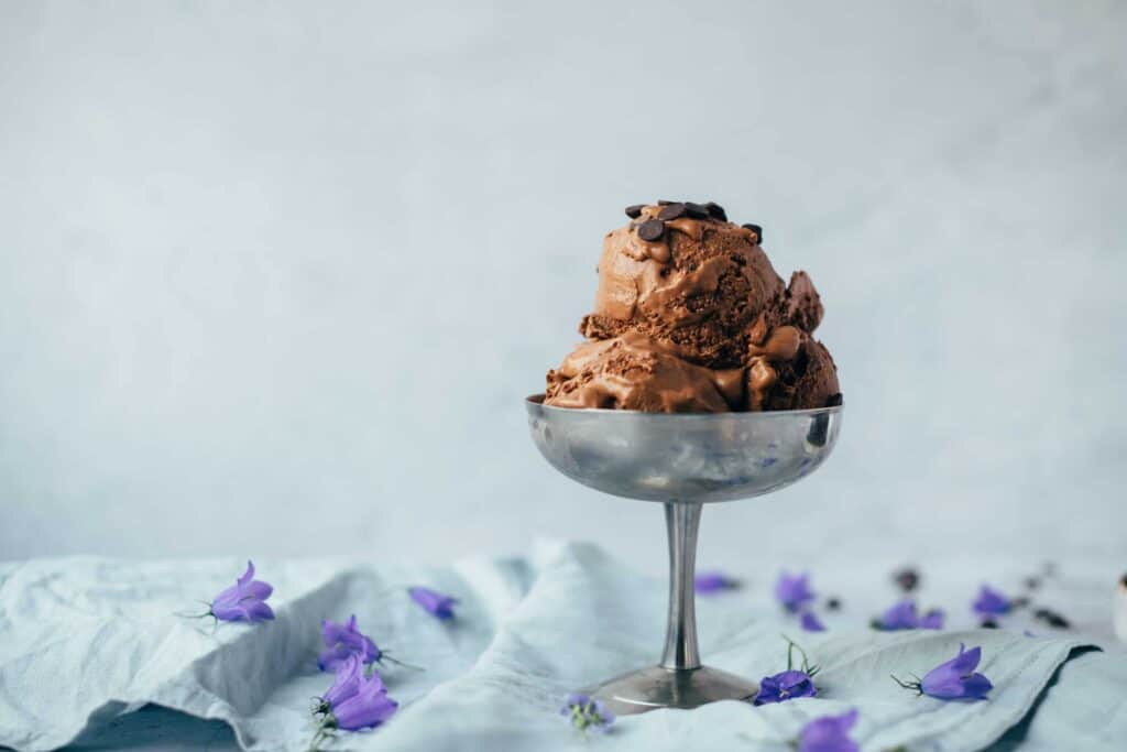 Fudge Brownie Eis (nach Ben & Jerry’s) — VEGANE VIBES