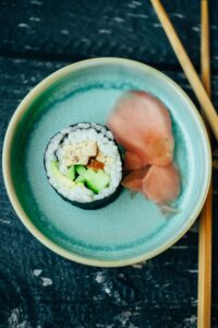 veganes Sushi mit Spicy Majo