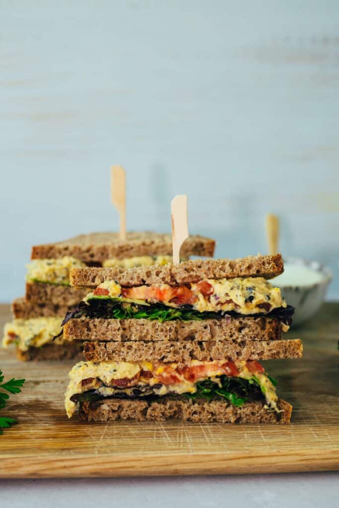 Sandwich mit „Thunfisch“ Creme (vegan) — VEGANE VIBES