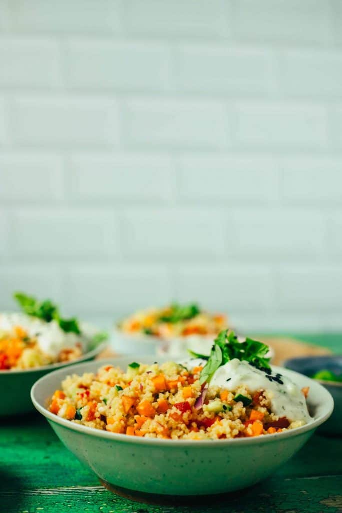 Couscous salad (10 minutes)