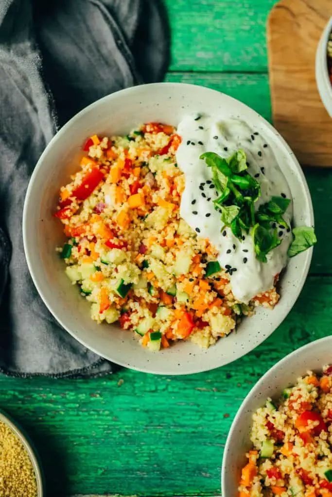 Couscous salad (10 minutes)