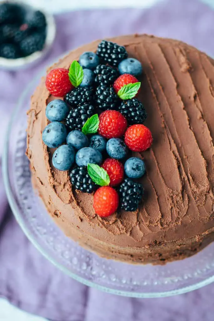 Chocolate cake (gluten-free, oil-free)