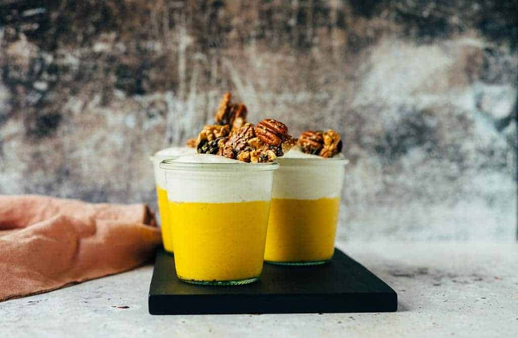 Kürbis Mousse mit Nuss-Brittle — VEGANE VIBES