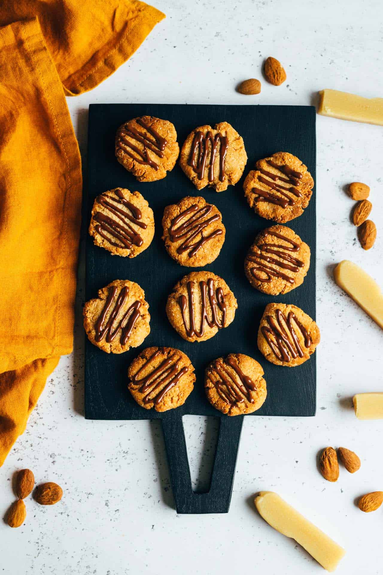 Marzipan Cookies (vegan) 20 Minuten Rezept — VEGANE VIBES