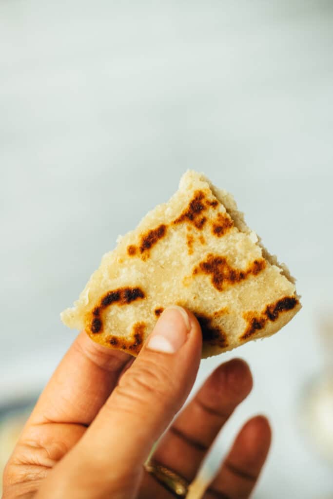 Glutenfreies Naan Brot ohne Hefe