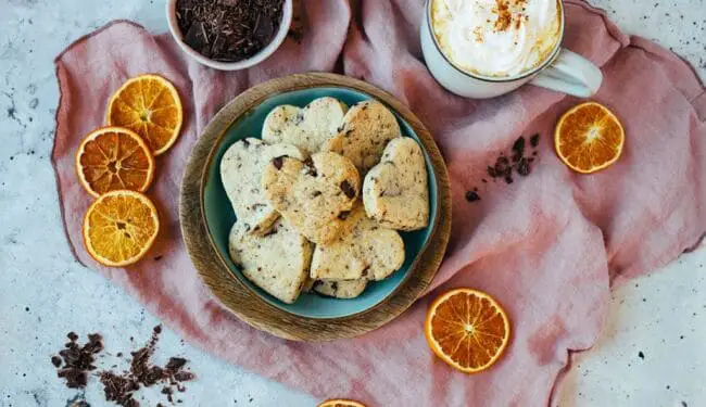 Orangen Schoko Plätzchen