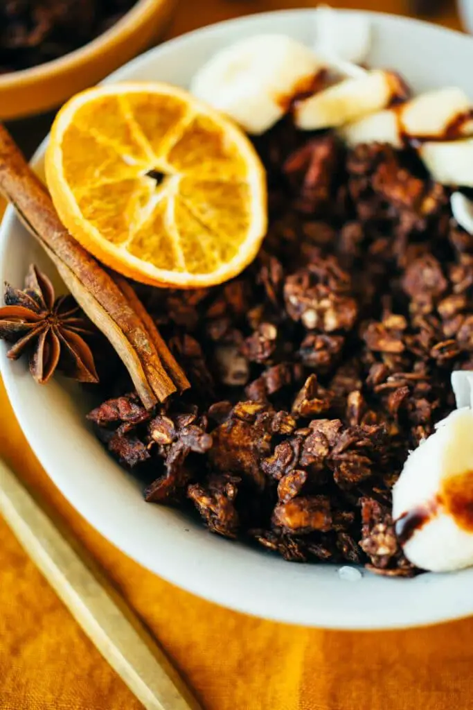 Weihnachts Granola (ölfrei, glutenfrei, vegan)