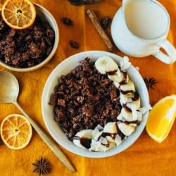 Weihnachts Granola (ölfrei, glutenfrei, vegan)