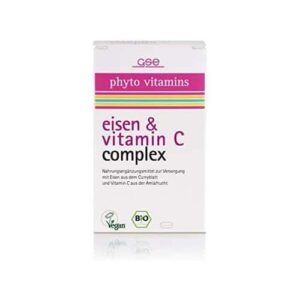 GSE Eisen und Vitamin C Complex (BIO), 60 Tabletten, 1er Pack (1 x 30 g)