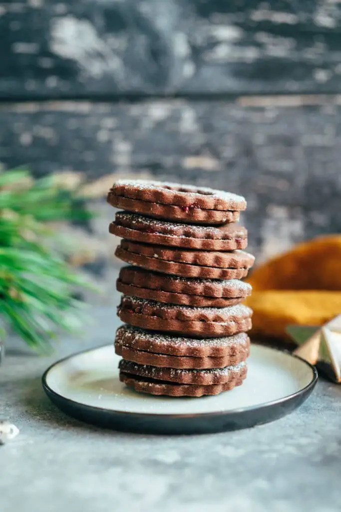 Vegane Schoko-Spitzbuben