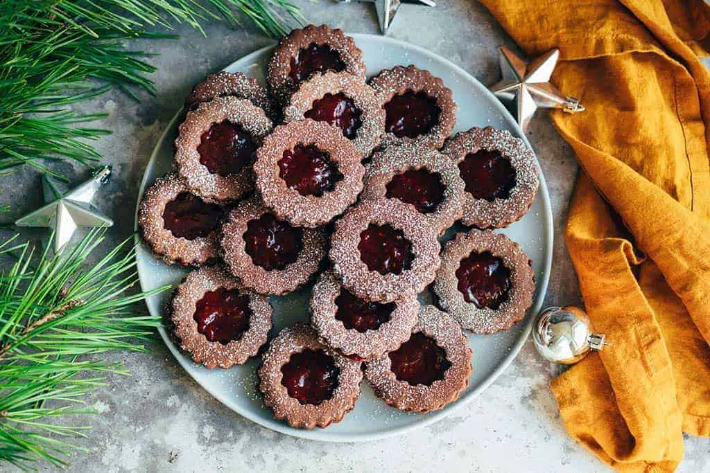 Vegane Schoko-Spitzbuben