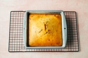 Vanillekuchen mit Schokofrosting (ölfrei)