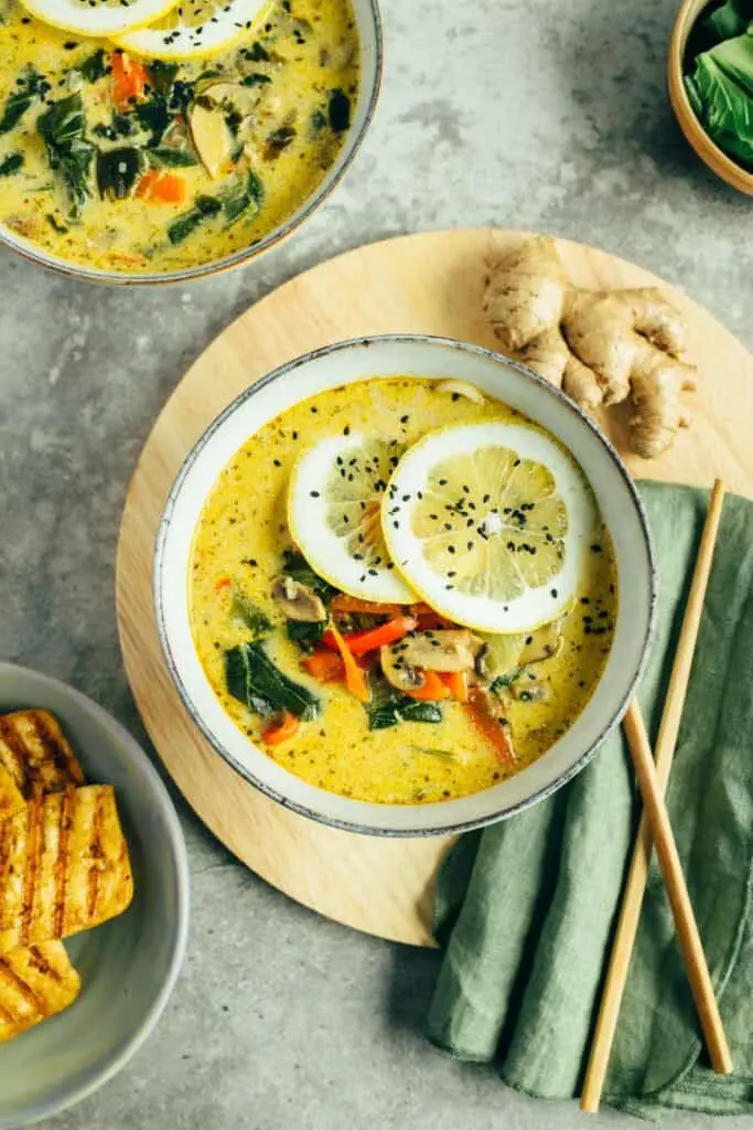 Thai Suppe (30 Minuten) - vegan & glutenfrei