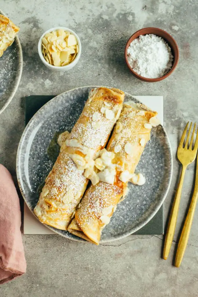 Vegane Palatschinken überbacken