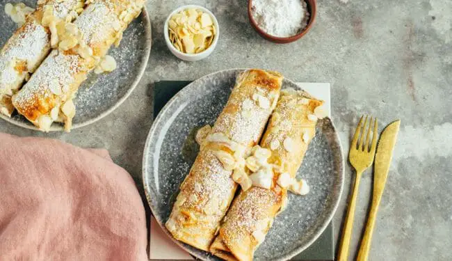 Vegane Palatschinken überbacken