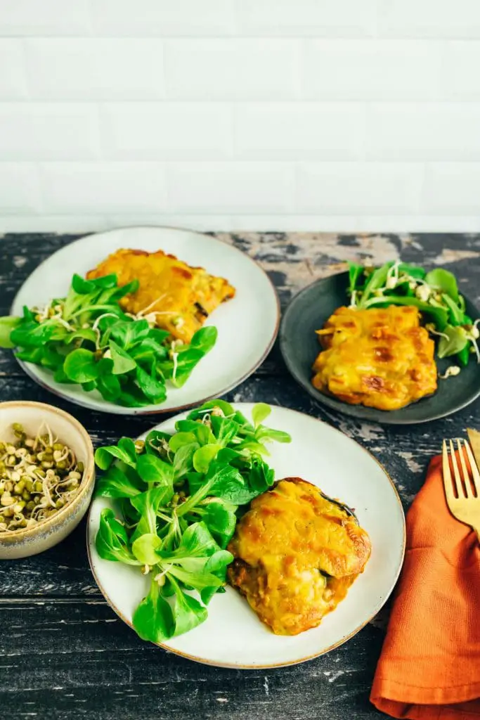 Auberginen Moussaka vegan & glutenfrei Rezept