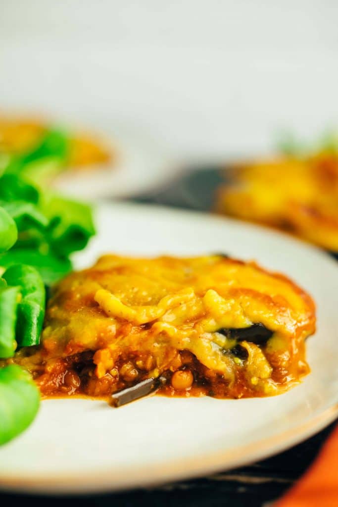 Auberginen Moussaka vegan & glutenfrei Rezept