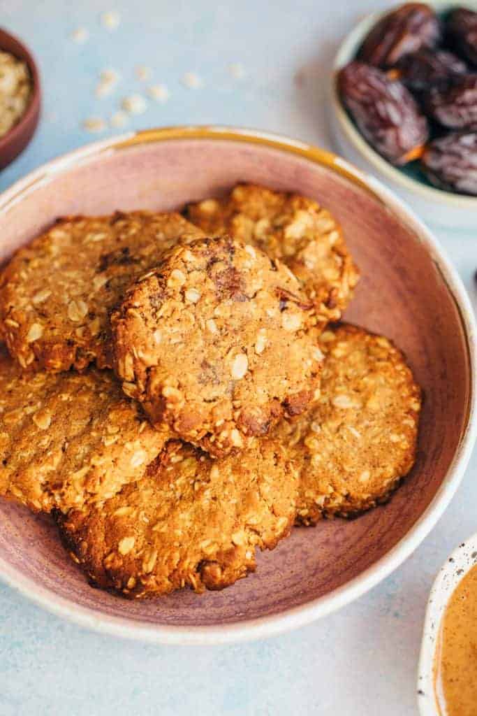 Hafercookies mit Dattel Chunks (v&gf) - 20 Minuten