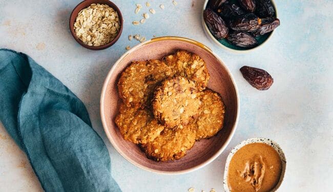 Hafercookies mit Dattel Chunks (v&gf) - 20 Minuten