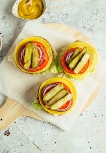 Portobello Burger (35 Minuten) vegan