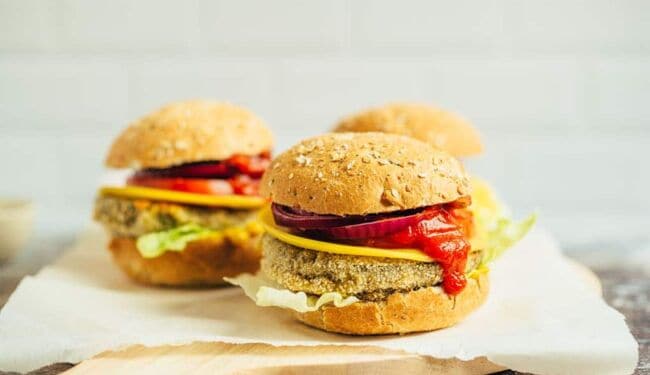 Portobello Burger (35 Minuten) vegan