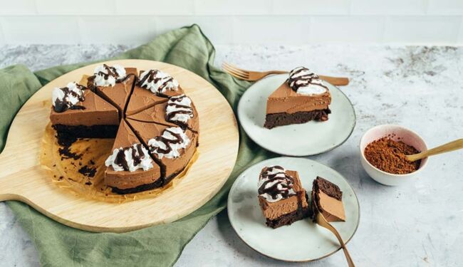 Schoko Mousse Torte (ohne Mehl)