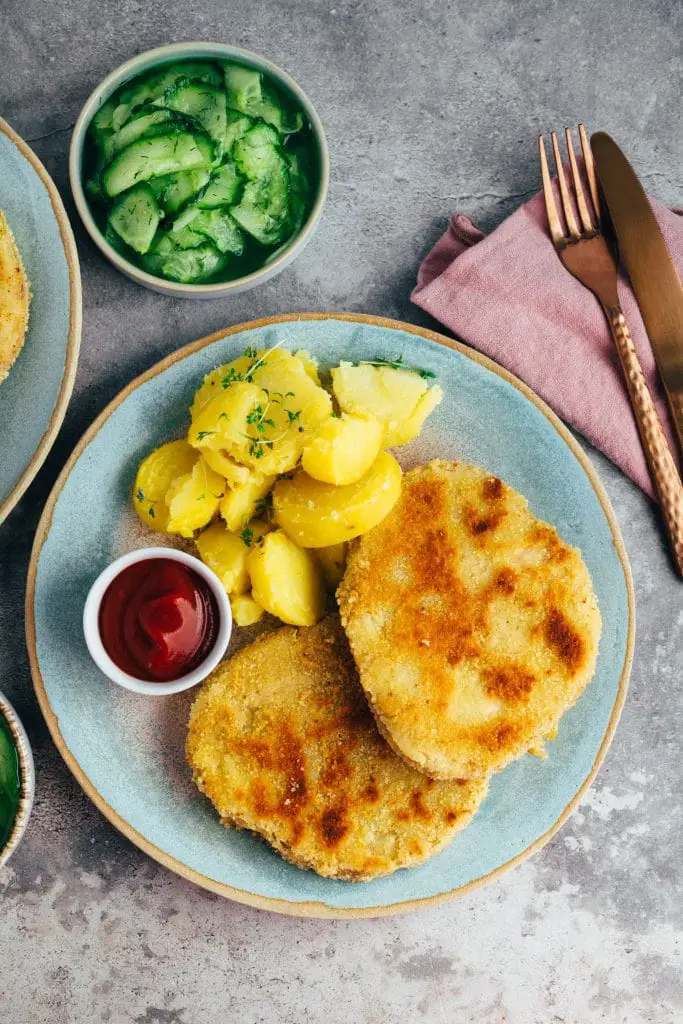 Sellerieschnitzel vegan & glutenfrei