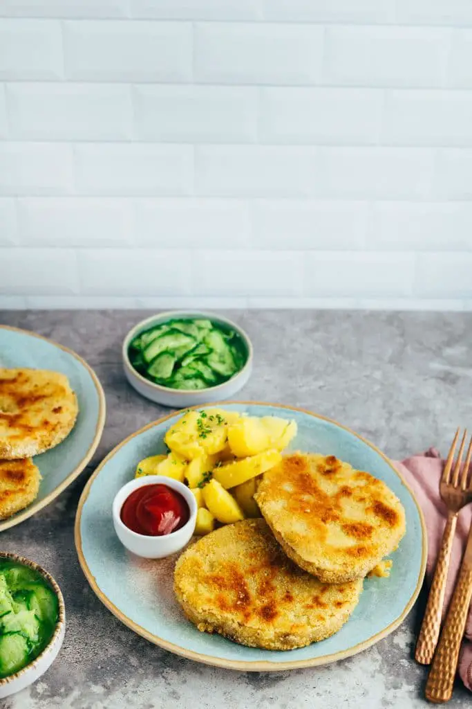 Sellerieschnitzel vegan & glutenfrei