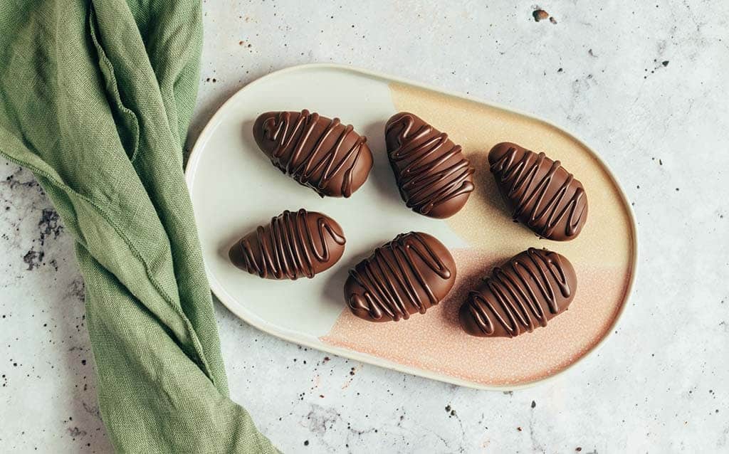 Vegane Schoko Eier (5 Zutaten)