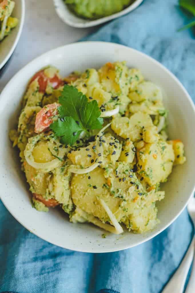 Kartoffelsalat mit Bärlauch Pesto