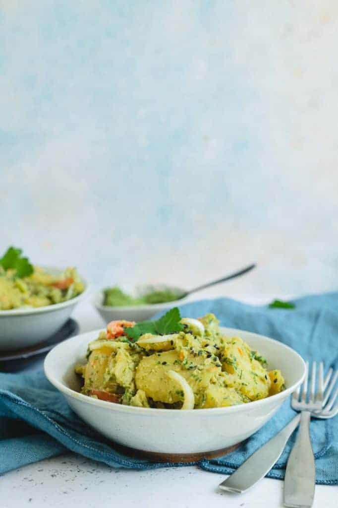 Kartoffelsalat mit Bärlauch Pesto 